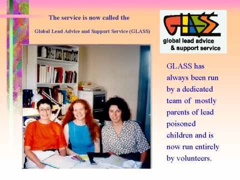 The service is now called the Global Lead Advice and Support Service (GLASS), slide 3