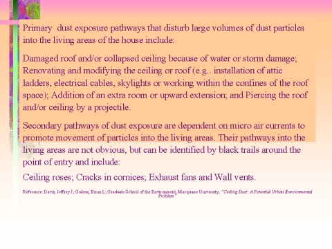 Primary dust exposure pathways, slide15