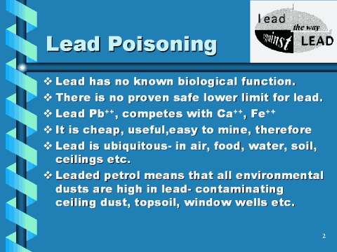 lead poisoning slide 2