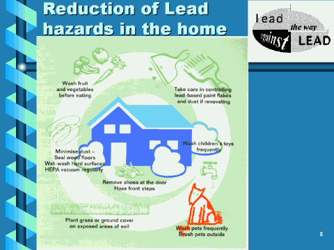 Reduction of Lead hazards in the home, text 8