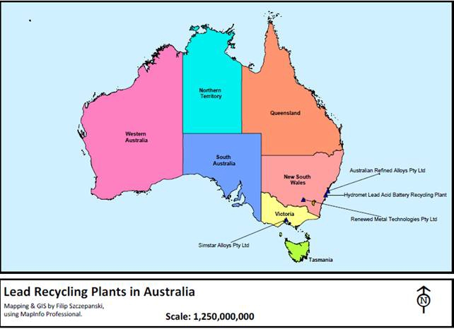 Australian Lead Recycling Plants 