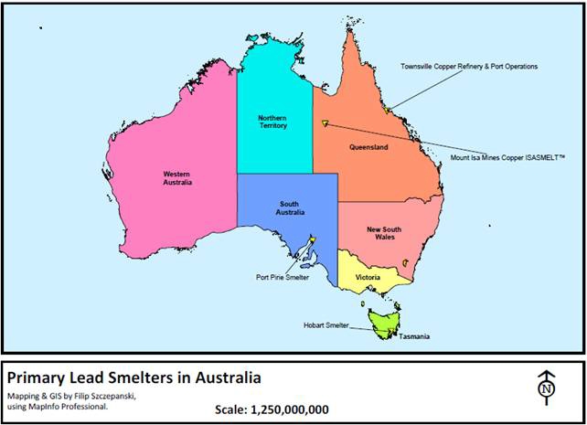 Primary Lead Smelters in Australia